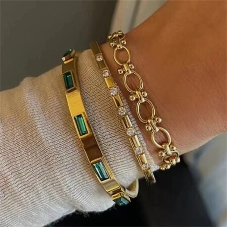 18K gold plated bracelet