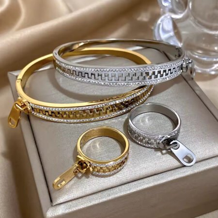 Original Zipper Bracelet Charm Bangle